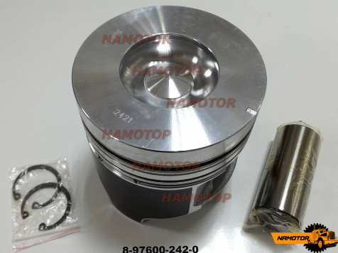 Поршень ДВС ISUZU 6HH1 24V 8-97600-242-0, 8-97600-242-1, (fire box=58mm). ALFIN/GAL. IZUMI
